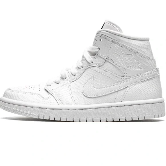 Women's Air Jordan 1 Mid SnakeSkin - Picture 2 of 6